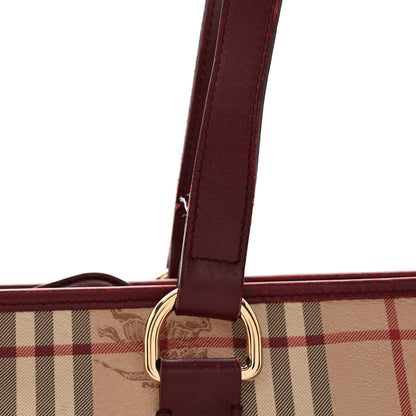 Burberry Haymarket Check Medium Regent Tote Red 10 of 14