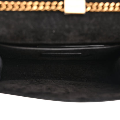 Saint Laurent Metallic Calfskin Small Classic Monogram Kate Tassel Satchel Pink 5 of 11