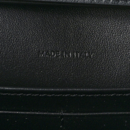 Celine Shiny Calfskin Cuir Triomphe Wallet on Chain Black 6 of 8