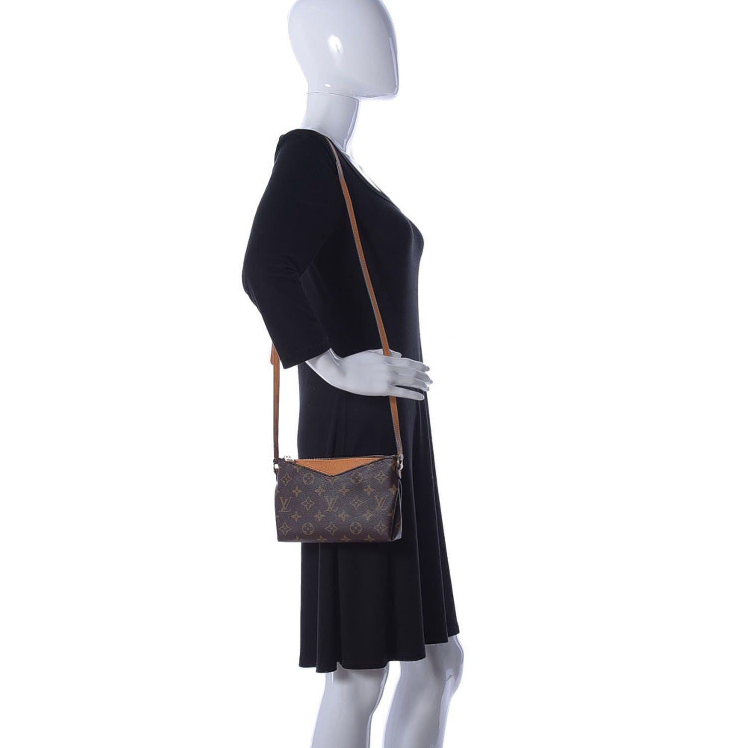 Louis Vuitton Monogram Pallas Crossbody Safran 2 of 10