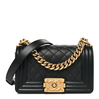 Chanel Caviar Quilted Small Boy Flap Black 1 of 11