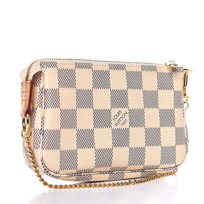 Louis Vuitton Damier Azur Mini Pochette Accessories 3 of 8