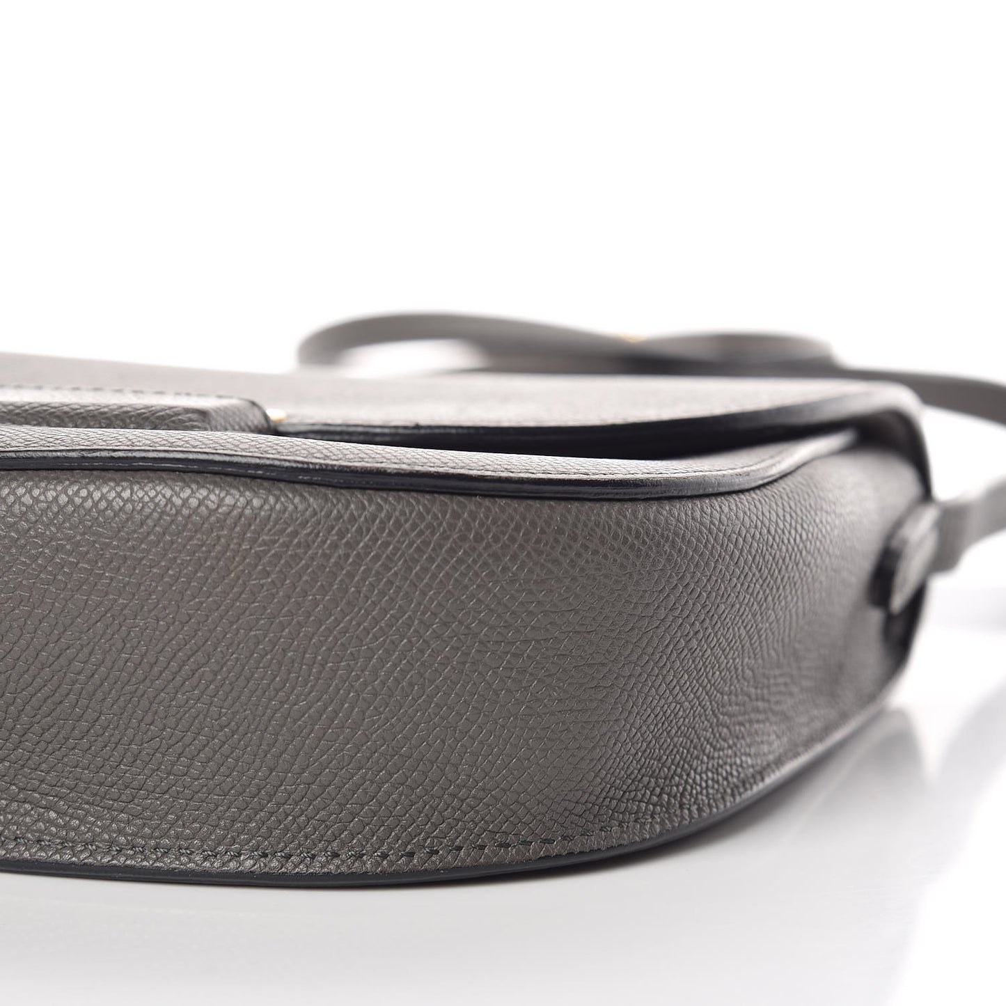 Baby Grained Calfskin Small Trotteur Grey