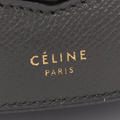 Celine Baby Grained Calfskin Small Trotteur Grey 7 of 11