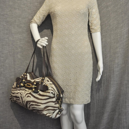 Jimmy Choo Pony Hair Zanzibar XL Shoulder Bag 2 of 8
