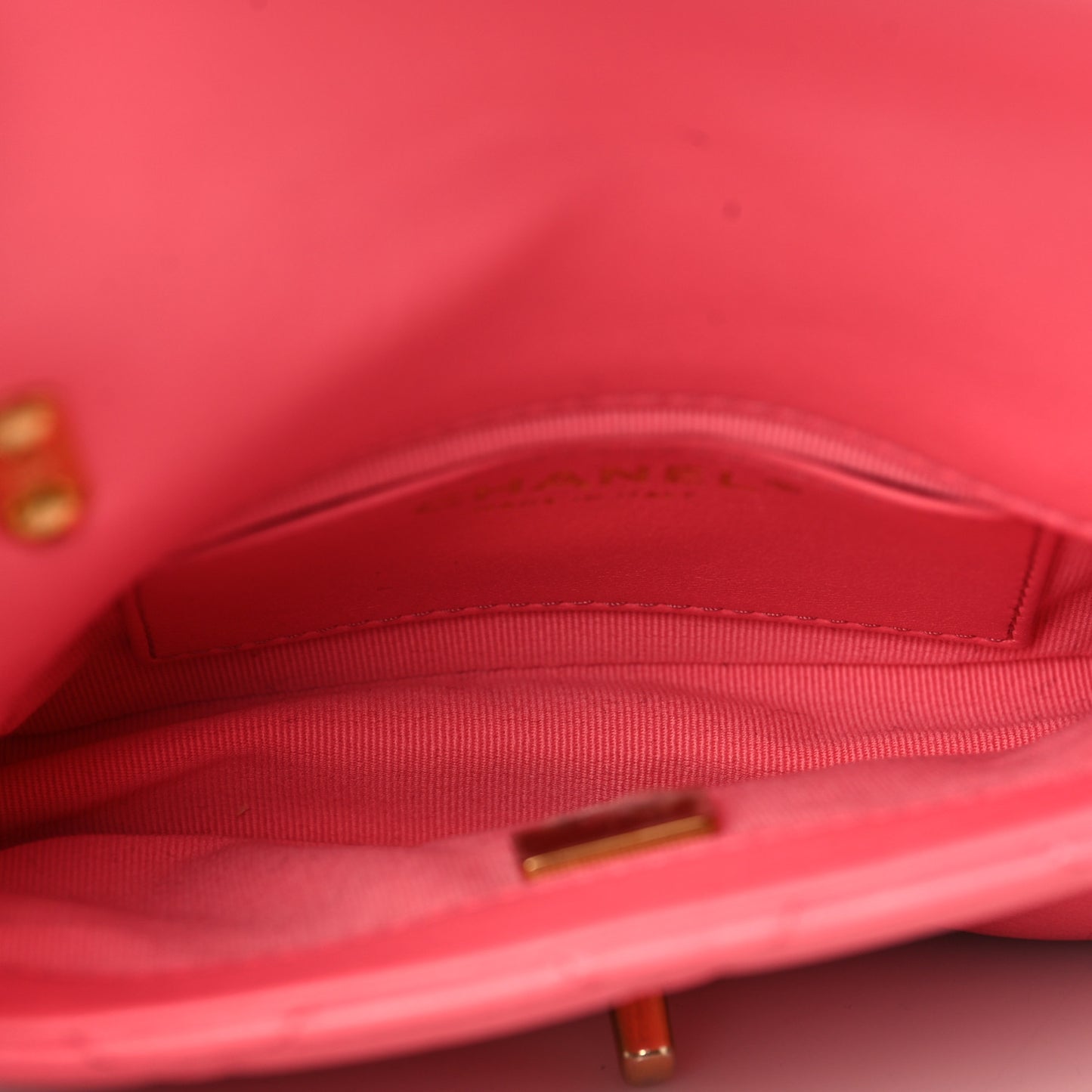 Lambskin Quilted Mini Funky Town Flap Pink