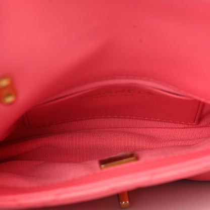 Chanel Lambskin Quilted Mini Funky Town Flap Pink 5 of 9