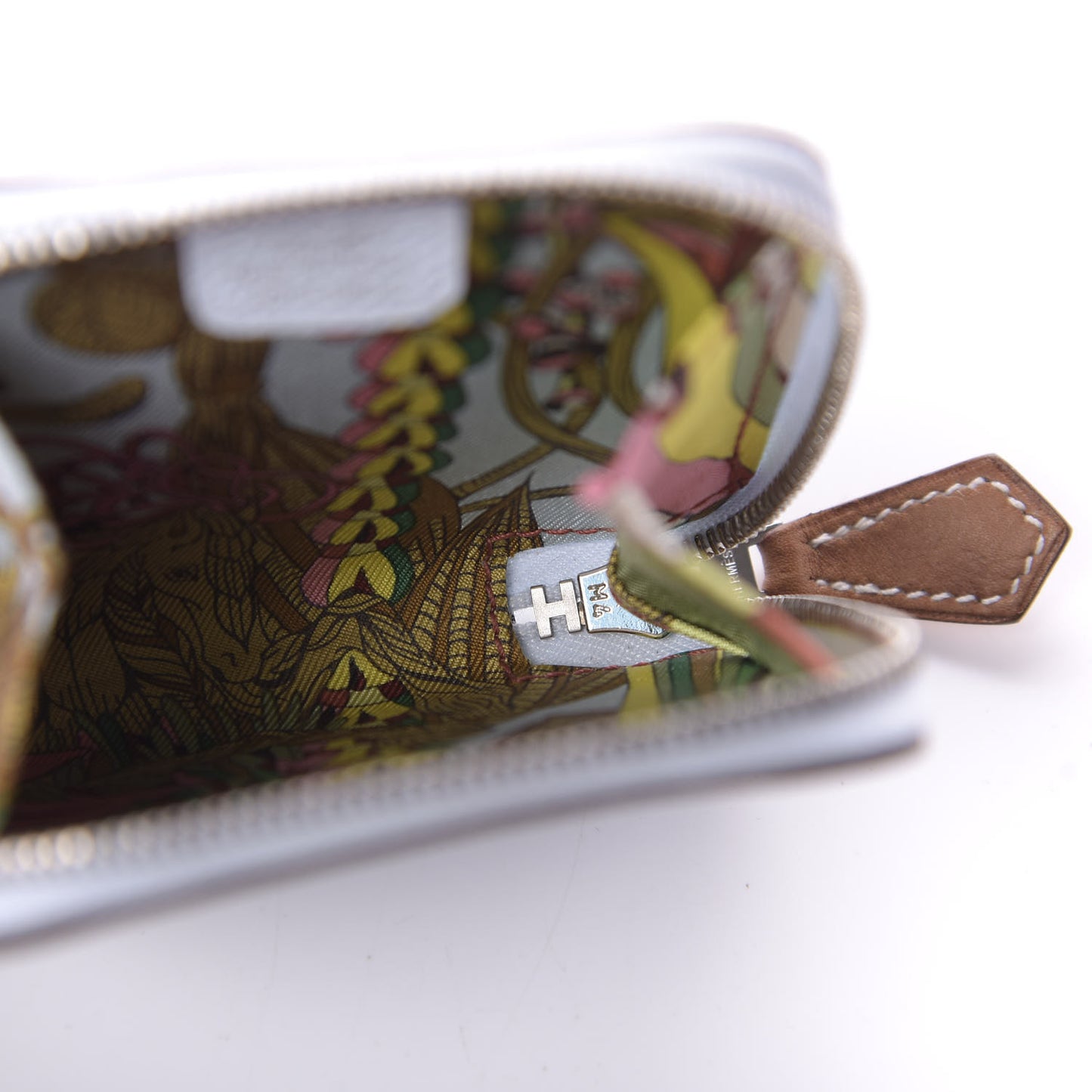 Epsom Silk'In Coin Purse Bleu Brume