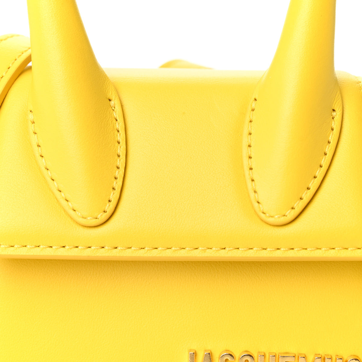 Jacquemus Smooth Calfskin Le Chiquito Yellow 7 of 9