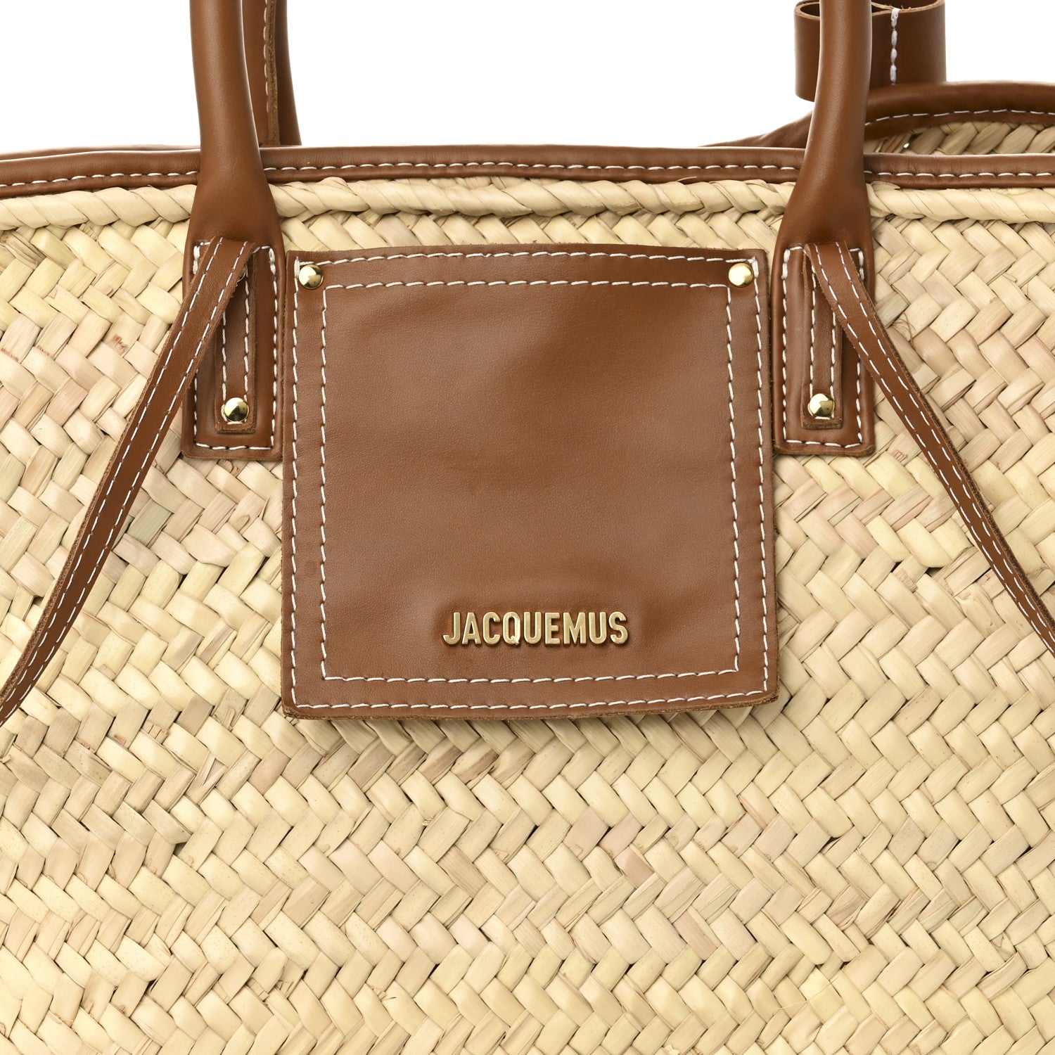 Jacquemus Raffia Panier Soli Light Brown 7 of 9