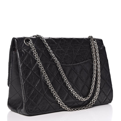 Chanel Aged Calfskin Quilted 2.55 Reissue 226 Flap Black 3 of 15
