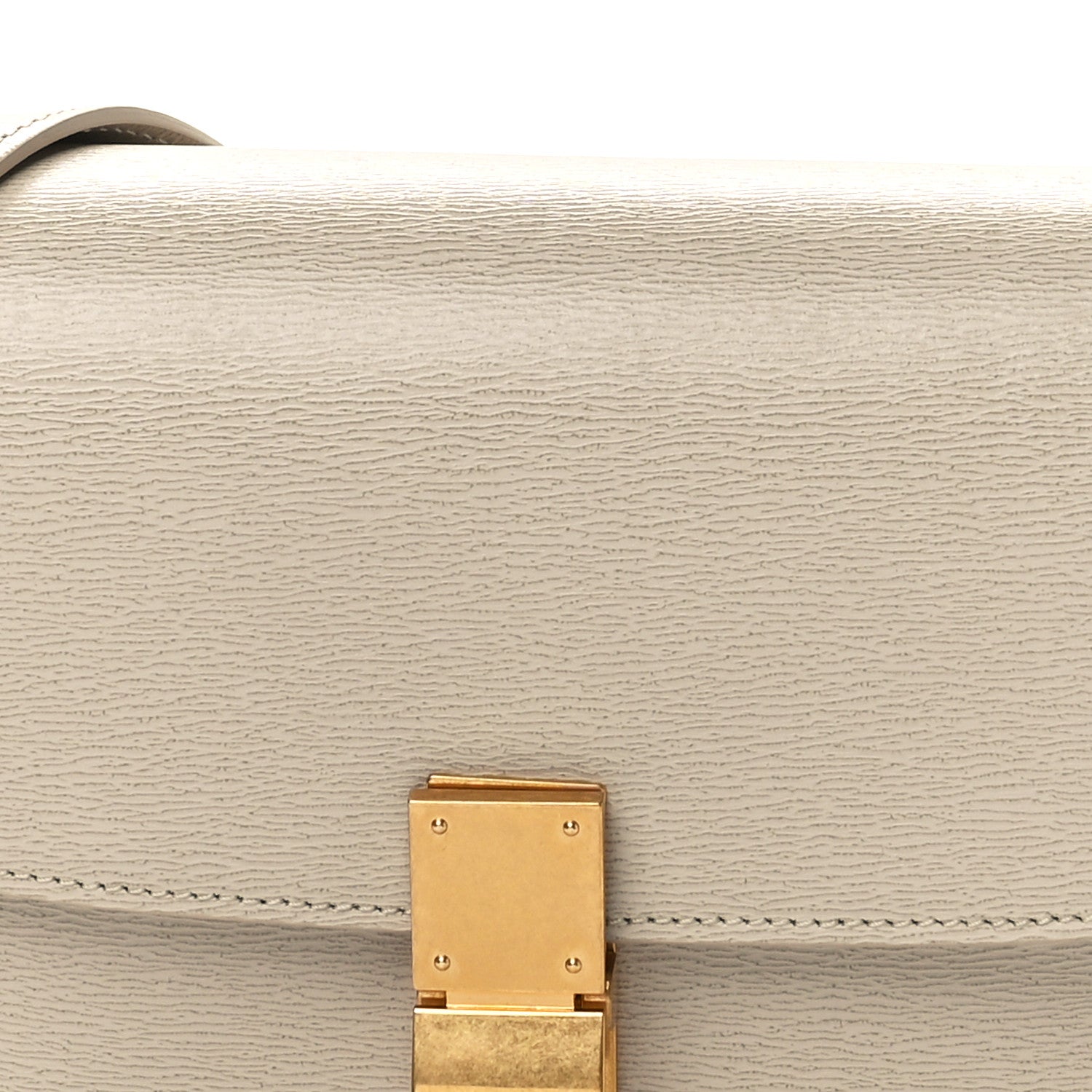 Celine Liege Calfskin Teen Classic Box Flap Bag Nude 8 of 10