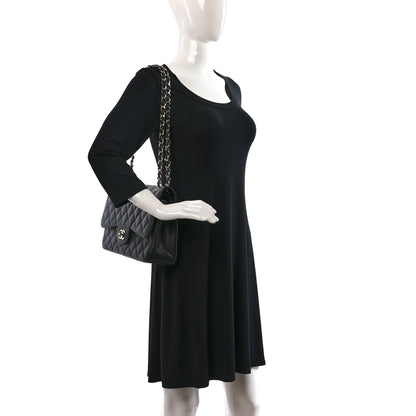 Chanel Caviar Quilted Jumbo Double Flap Black 2 of 9