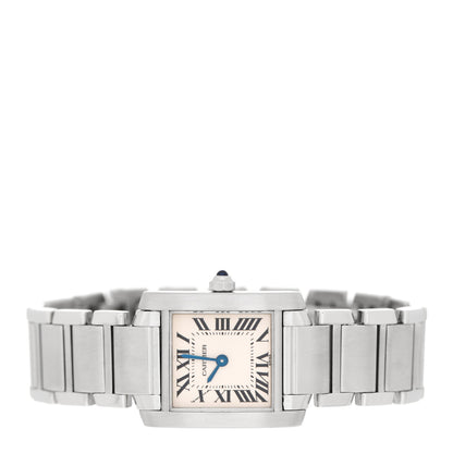 Cartier Stainless Steel 20mm Tank Francaise Quartz Watch 2 of 4