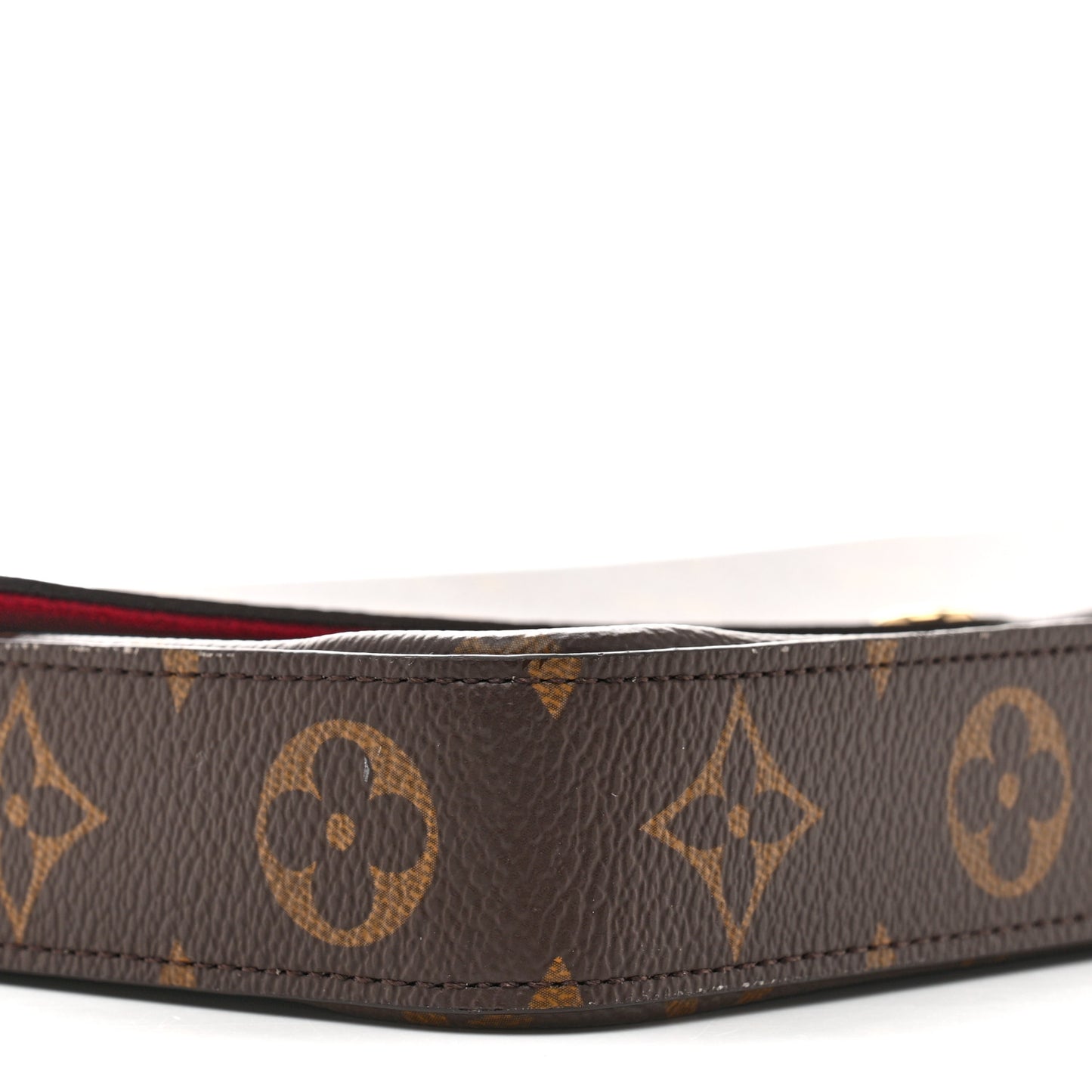 Monogram Pochette Felicie Chain Wallet Fuchsia