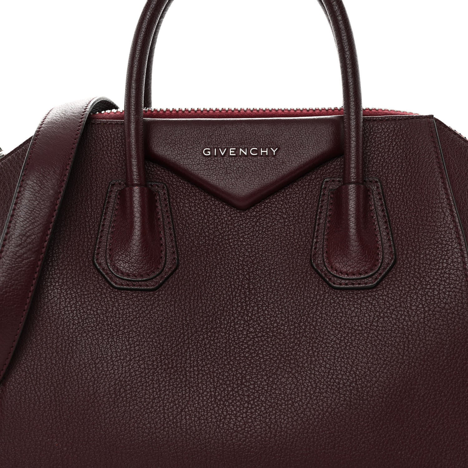 Givenchy Sugar Goatskin Small Antigona Aubergine 8 of 11
