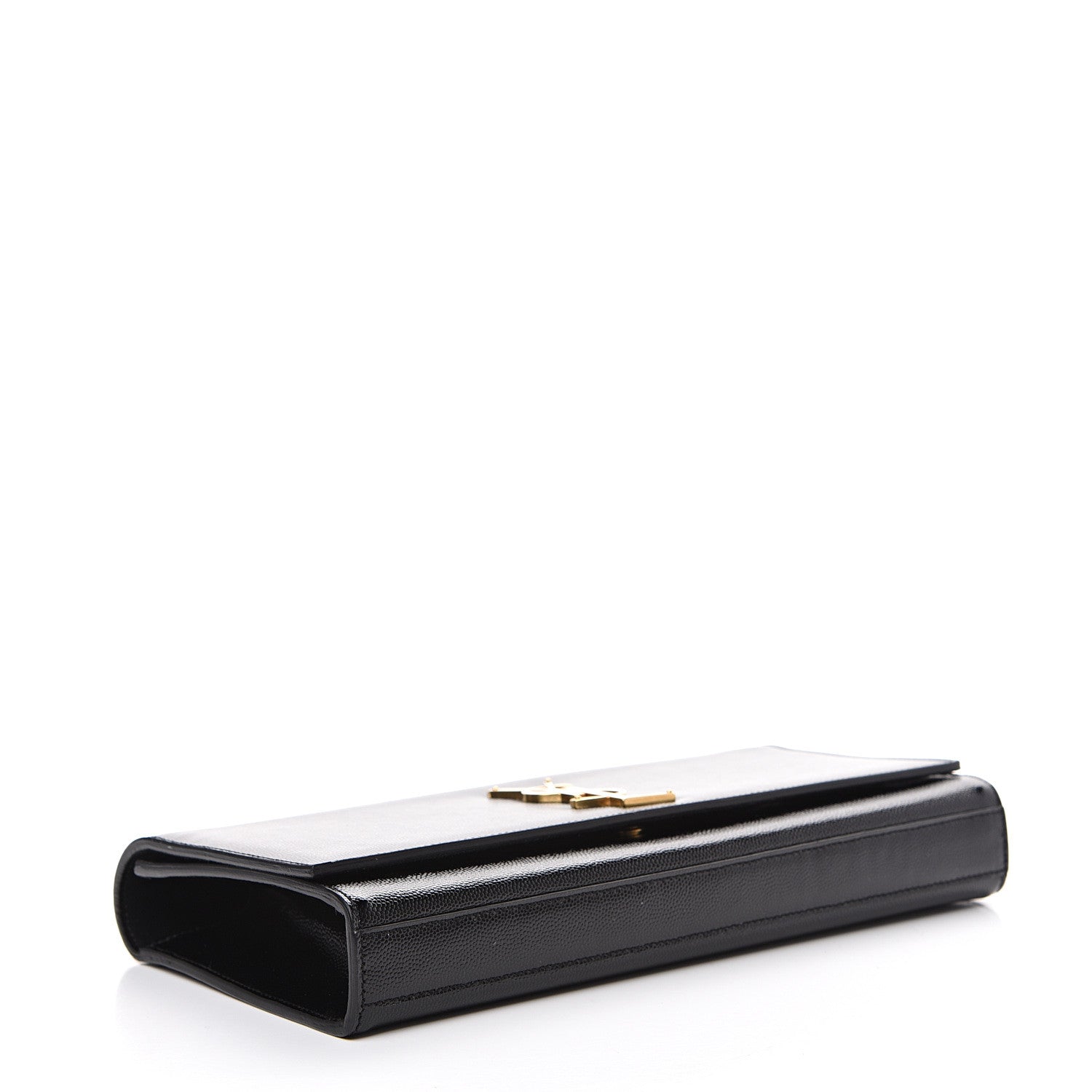 Saint Laurent Grain De Poudre Monogram Cassandre Clutch Black 3 of 9