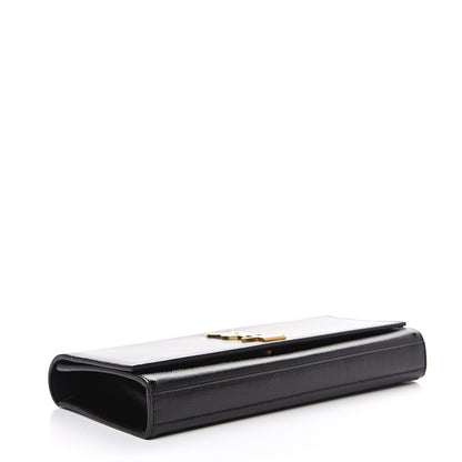 Saint Laurent Grain De Poudre Monogram Cassandre Clutch Black 3 of 9