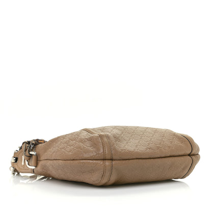 Gucci Guccissima Medium Techno Horsebit Hobo Taupe 3 of 13