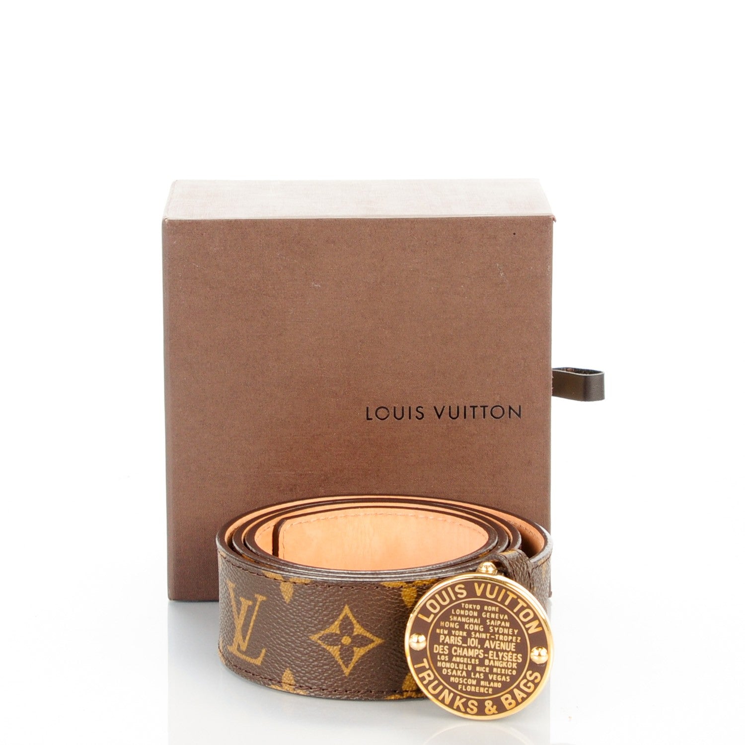 Louis Vuitton Monogram Trunks and Bags Belt 90 36 8 of 8