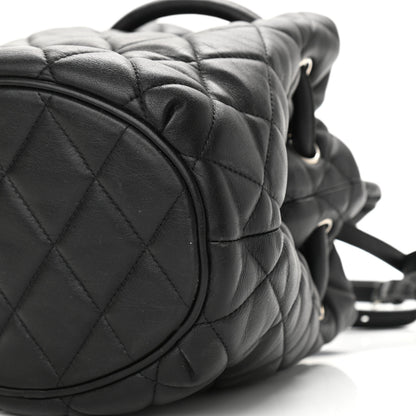 Balenciaga Nappa Calfskin Quilted Touch B Bucket Bag Black 9 of 10