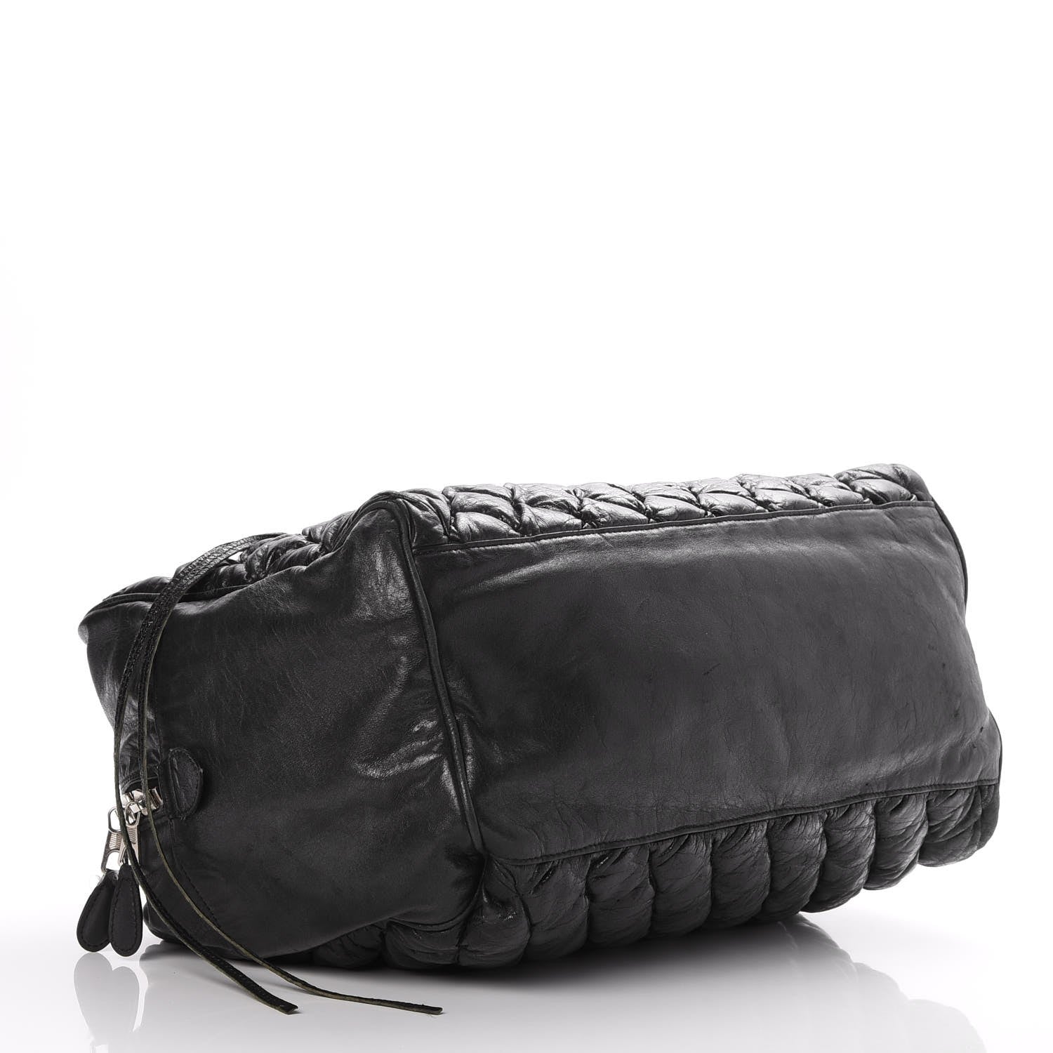 Balenciaga Chevre Quilted Matelasse MM Black 4 of 7