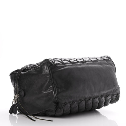 Balenciaga Chevre Quilted Matelasse MM Black 4 of 7