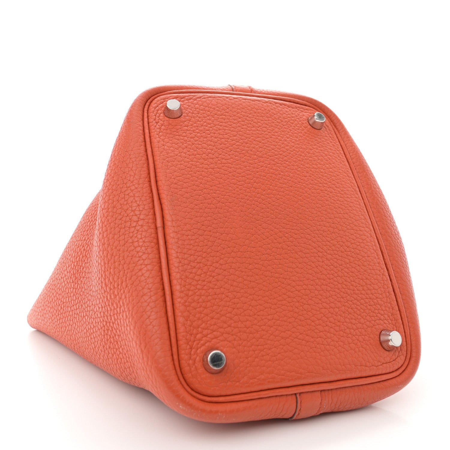 Hermes Taurillon Clemence Picotin Lock 18 PM Orange 4 of 13