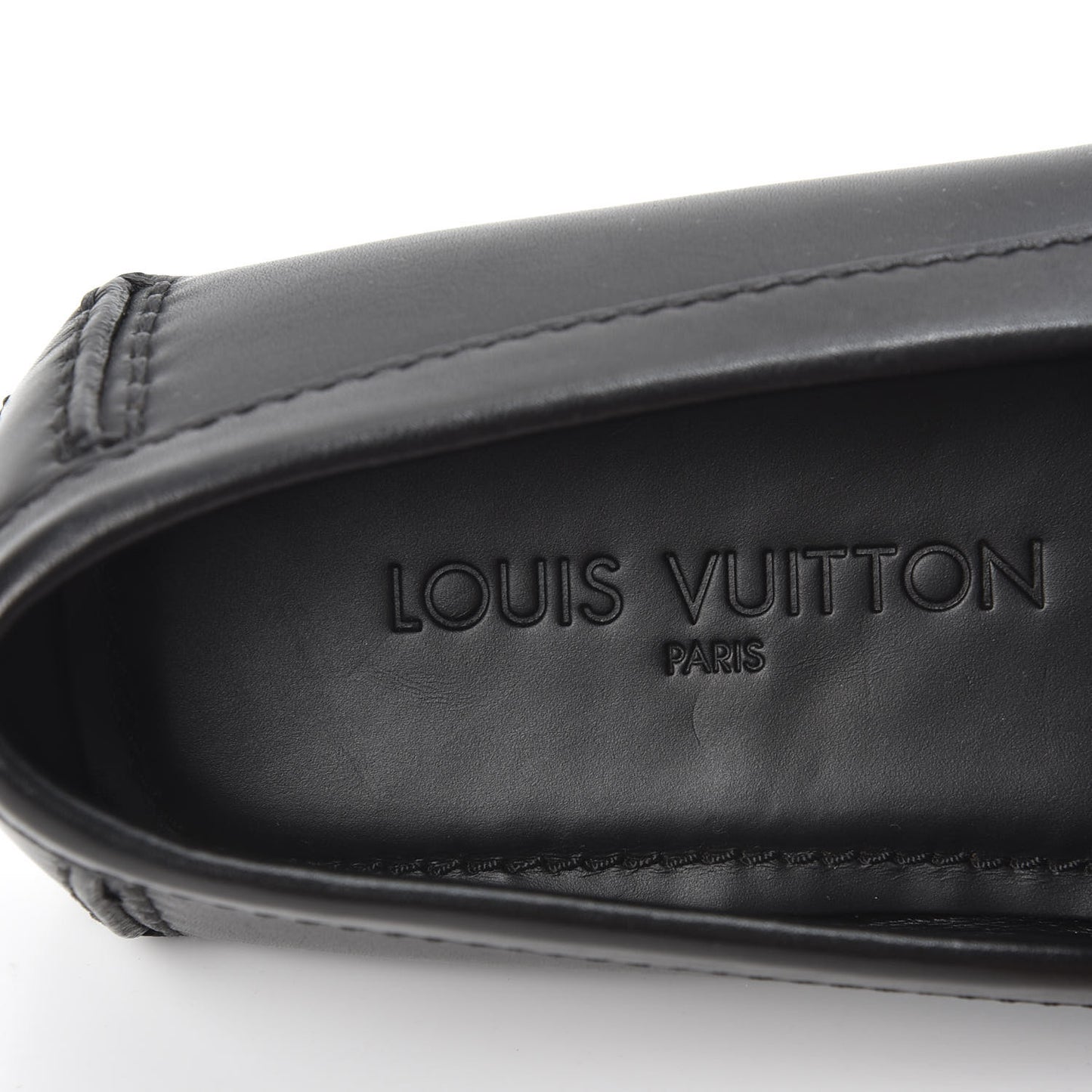 Calfskin Mens Monte Carlo Loafers 6 Black