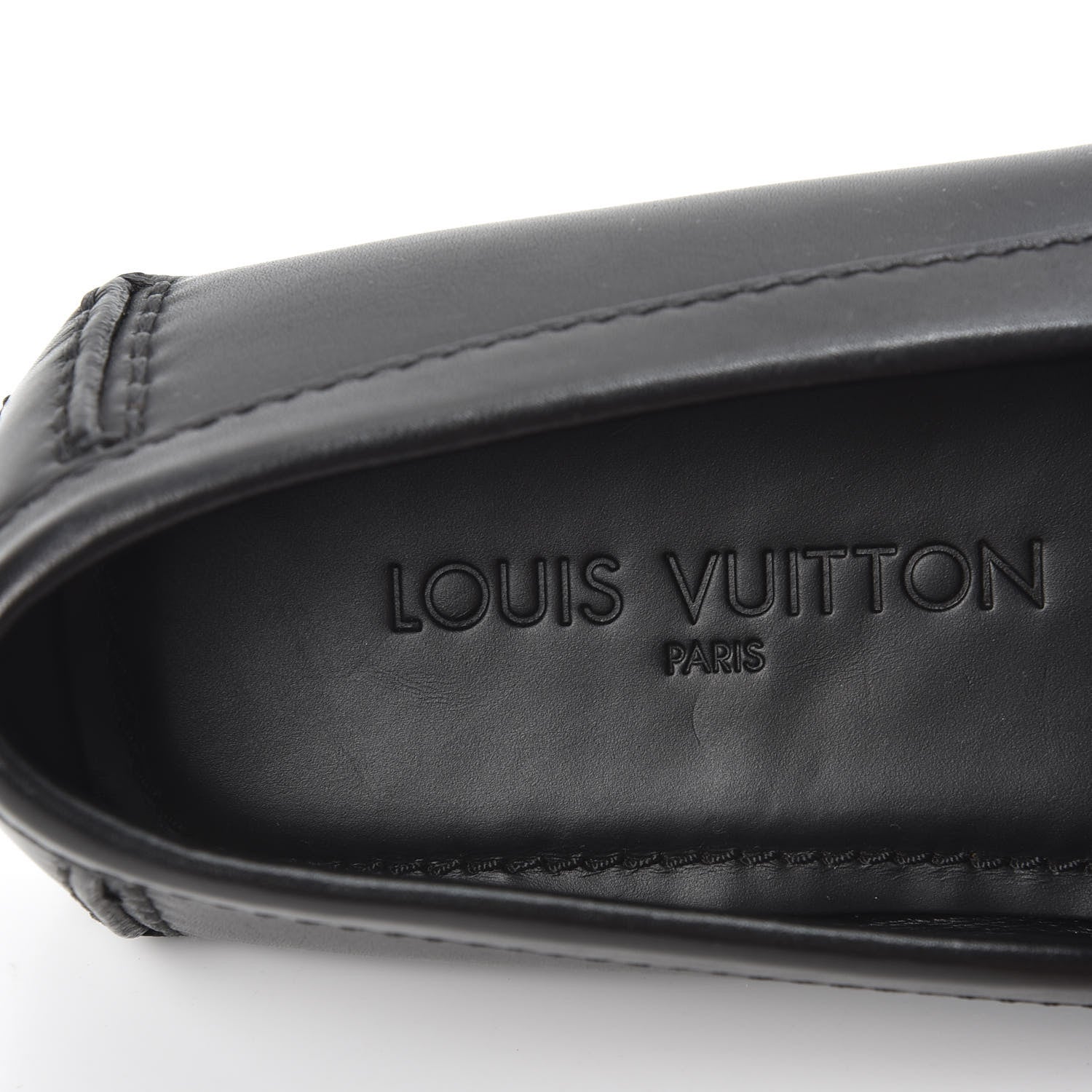 Louis Vuitton Calfskin Mens Monte Carlo Loafers 6 Black 7 of 9