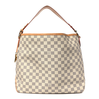 Louis Vuitton Damier Azur Delightful PM Rose Ballerine 1 of 12