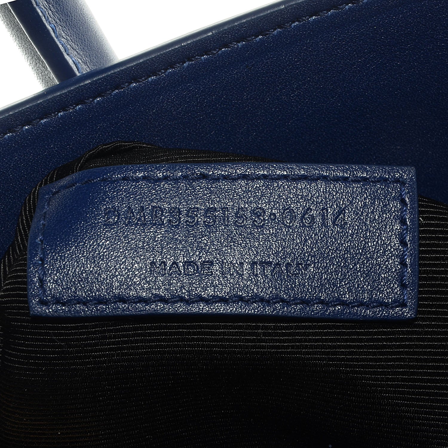 Saint Laurent Leather Classic Sac De Jour Small Blue 7 of 9