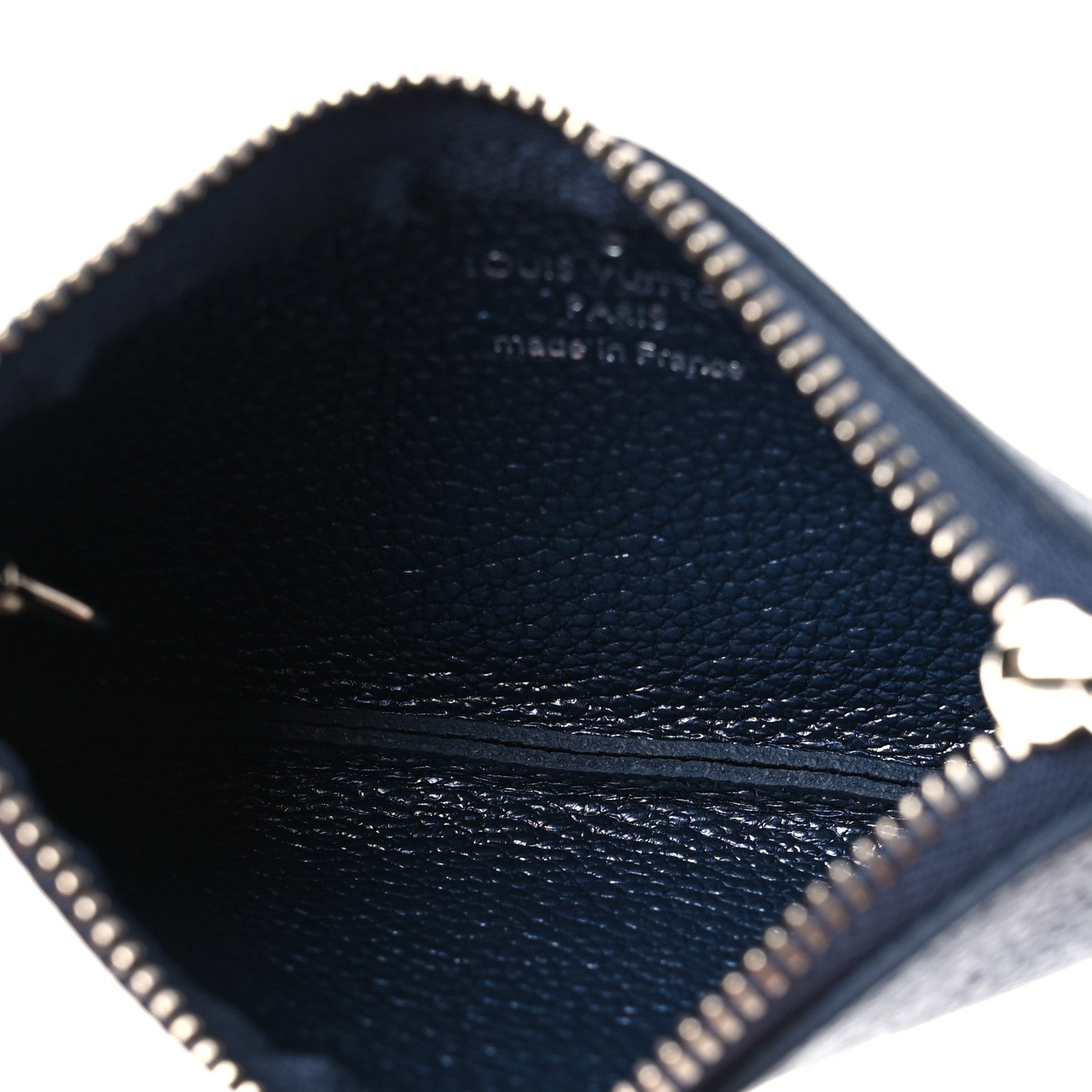 Louis Vuitton Metallic Empreinte Monogram Giant Key Pouch Navy