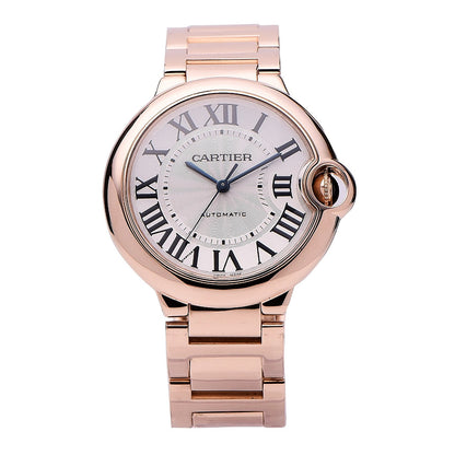Cartier 18K Pink Gold 36mm Ballon Bleu De Automatic Watch 1 of 9