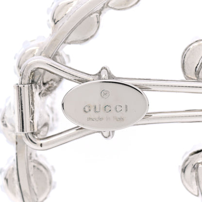 Gucci Crystal Interlocking G Hair Clip Silver 3 of 4