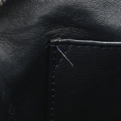 Christian Dior Calfskin Frame Satchel Blue 13 of 20