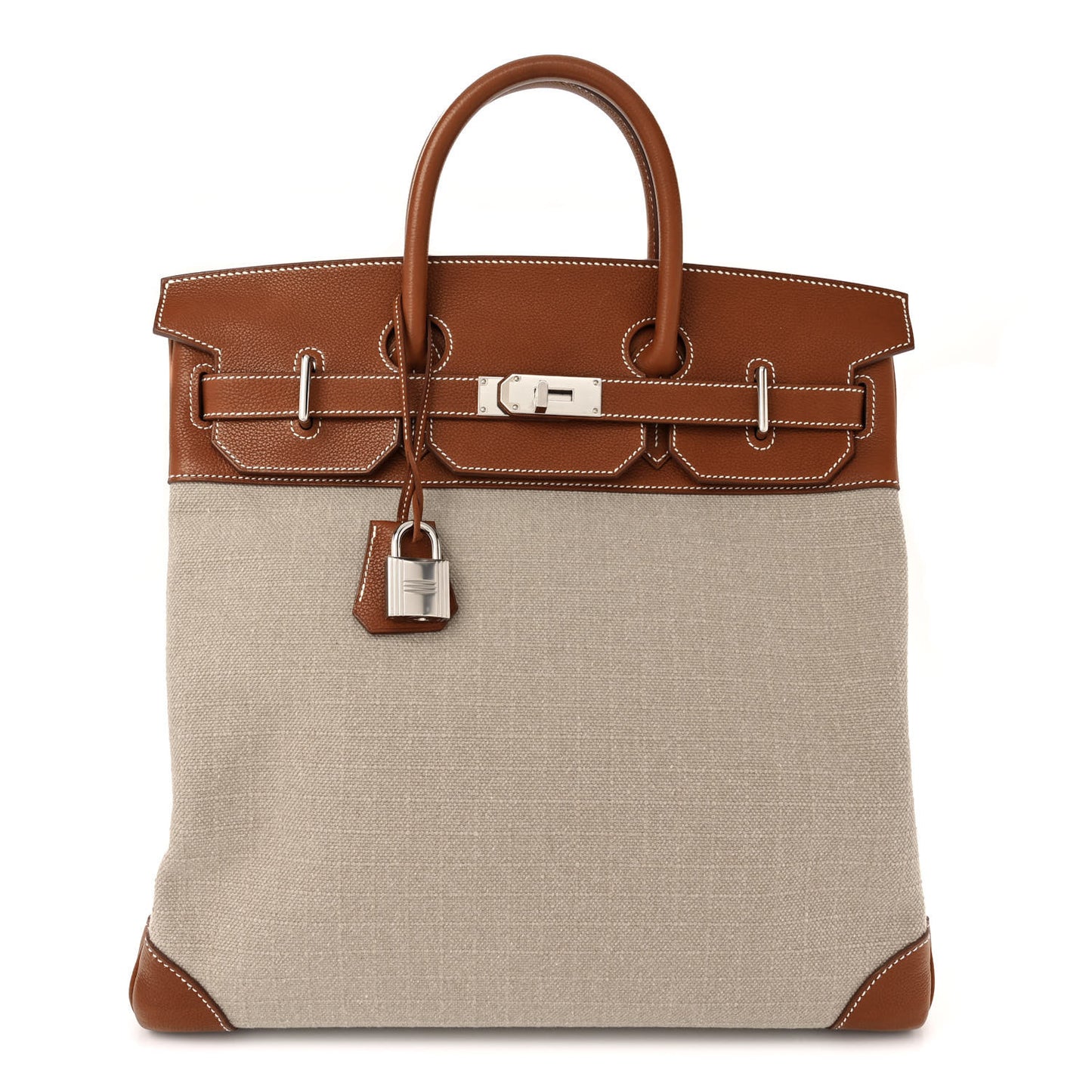 Barenia Toile De Camp HAC Birkin 40 Ficelle Fauve