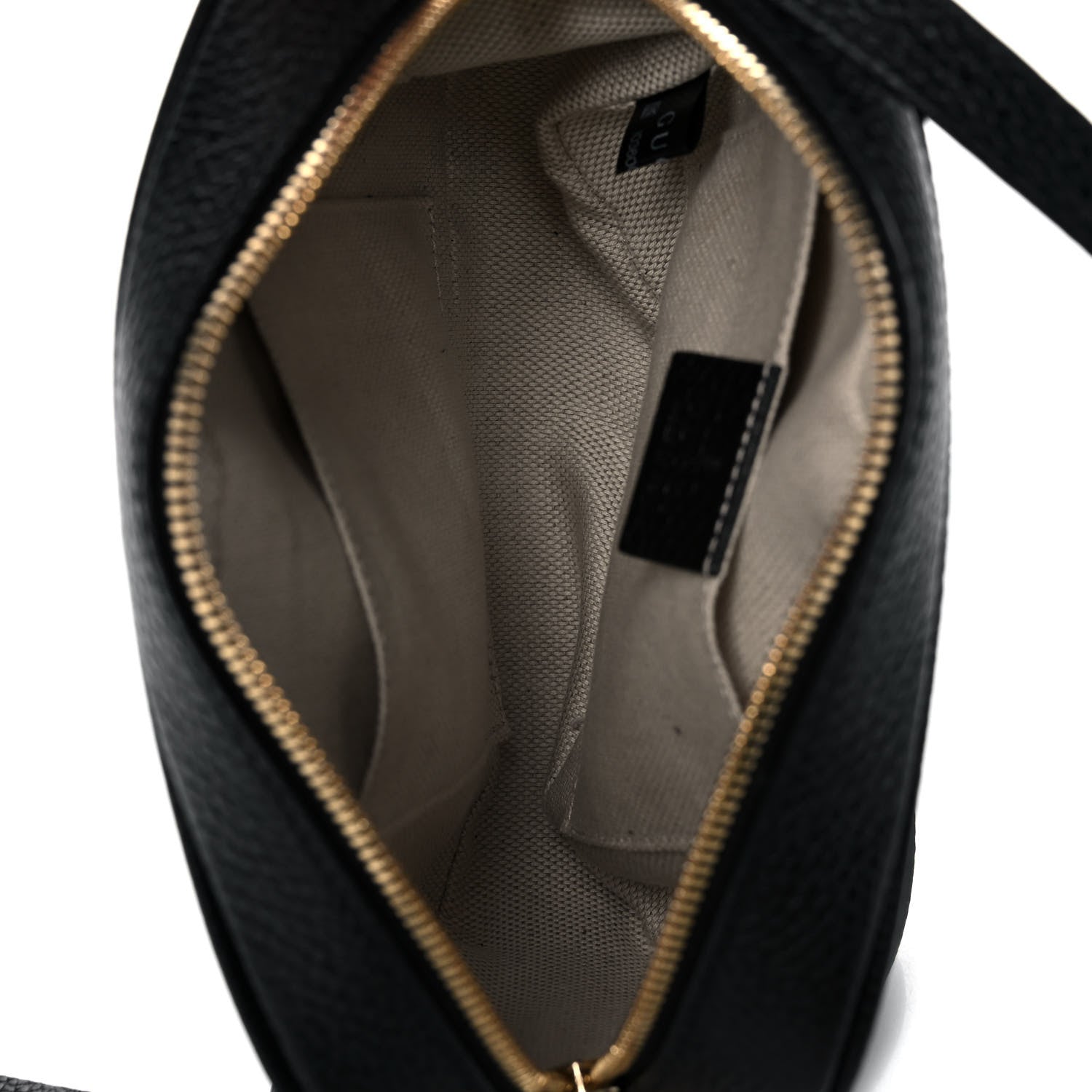 Gucci Pebbled Calfskin Small Soho Disco Bag Black 5 of 12