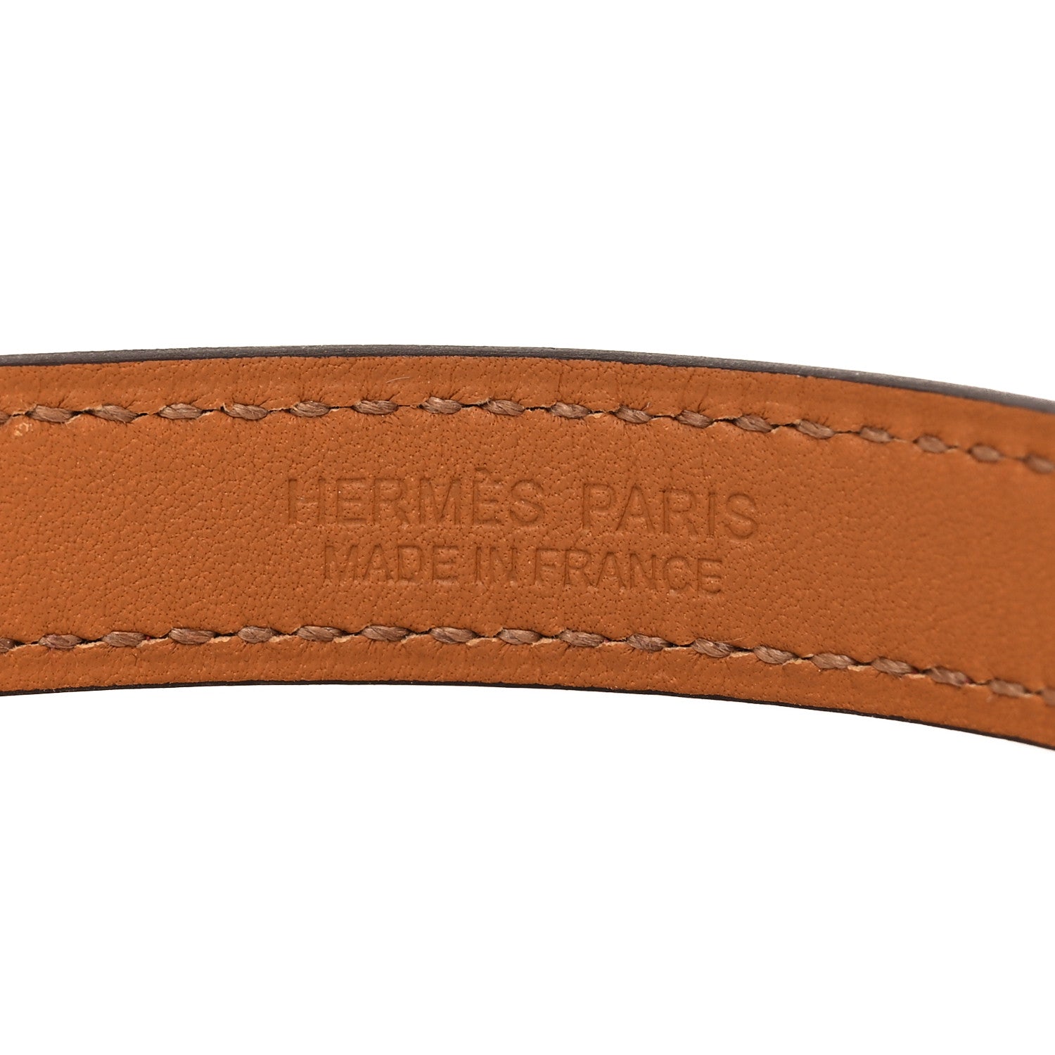 Hermes Epsom Rivale Double Tour Bracelet S Rouge Casaque 4 of 6