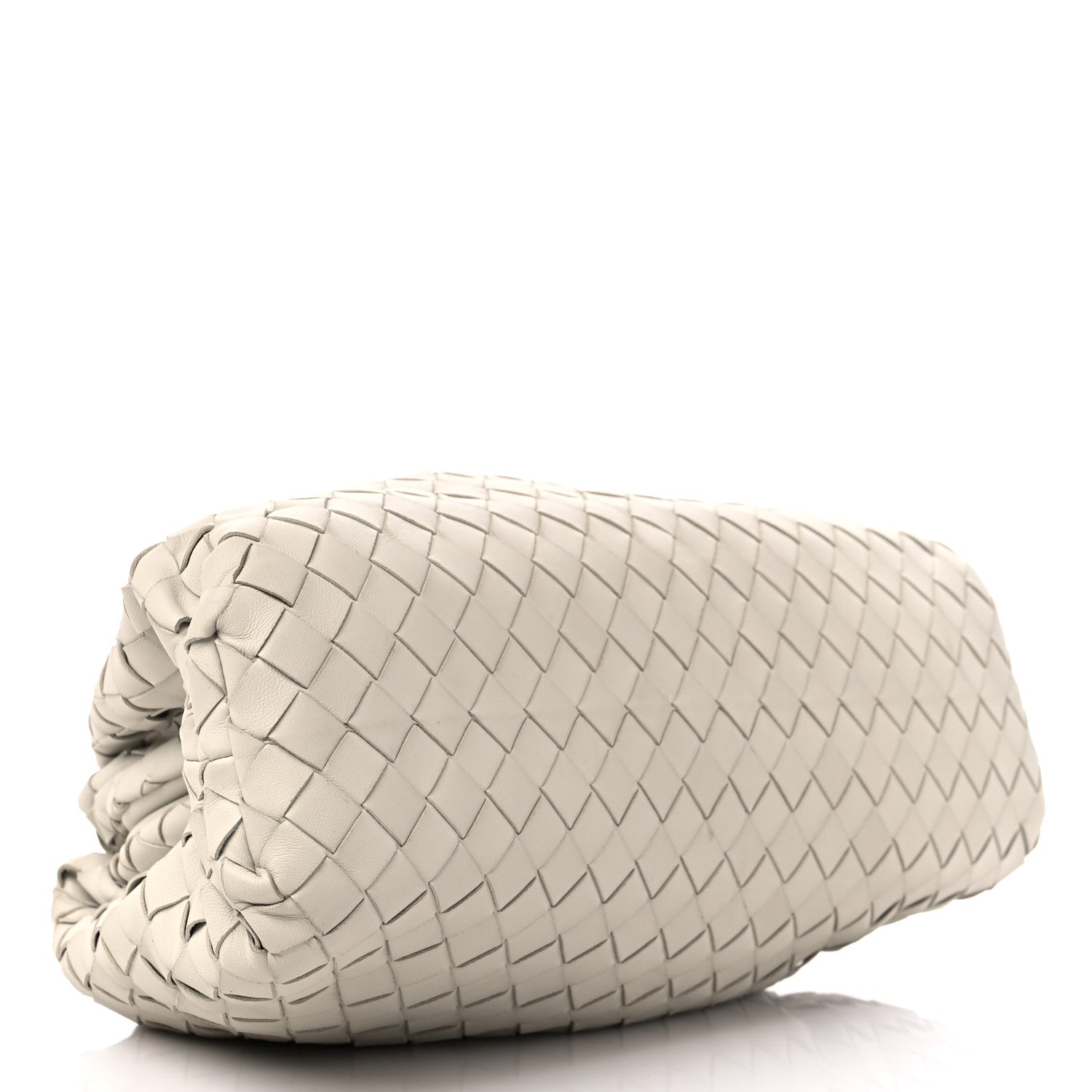 Bottega Veneta Nappa Maxi Intrecciato The Pouch Oversized Clutch Plaster 4 of 10