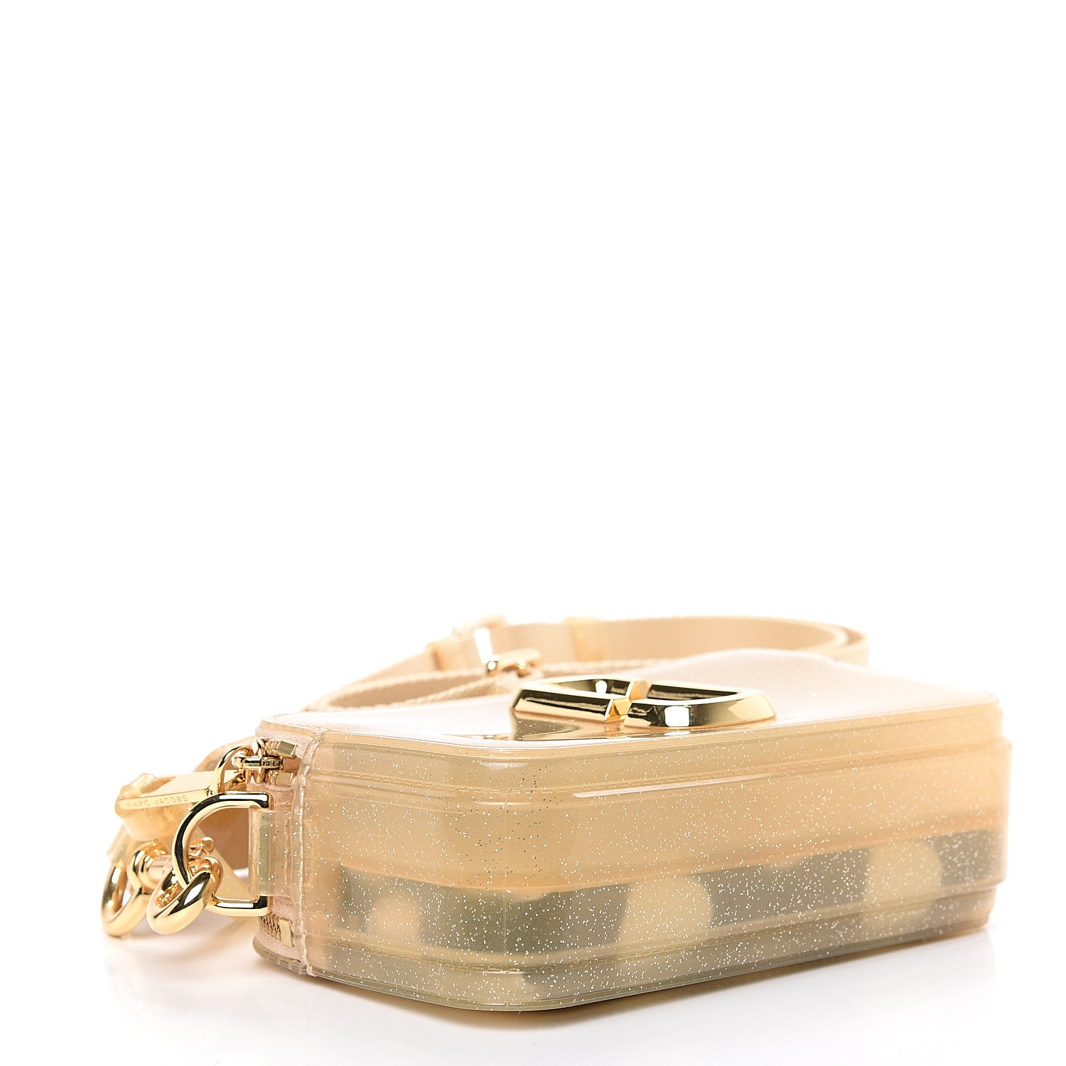 Marc Jacobs Jelly Glitter Small Snapshot Camera Bag Gold Silver 3 of 9