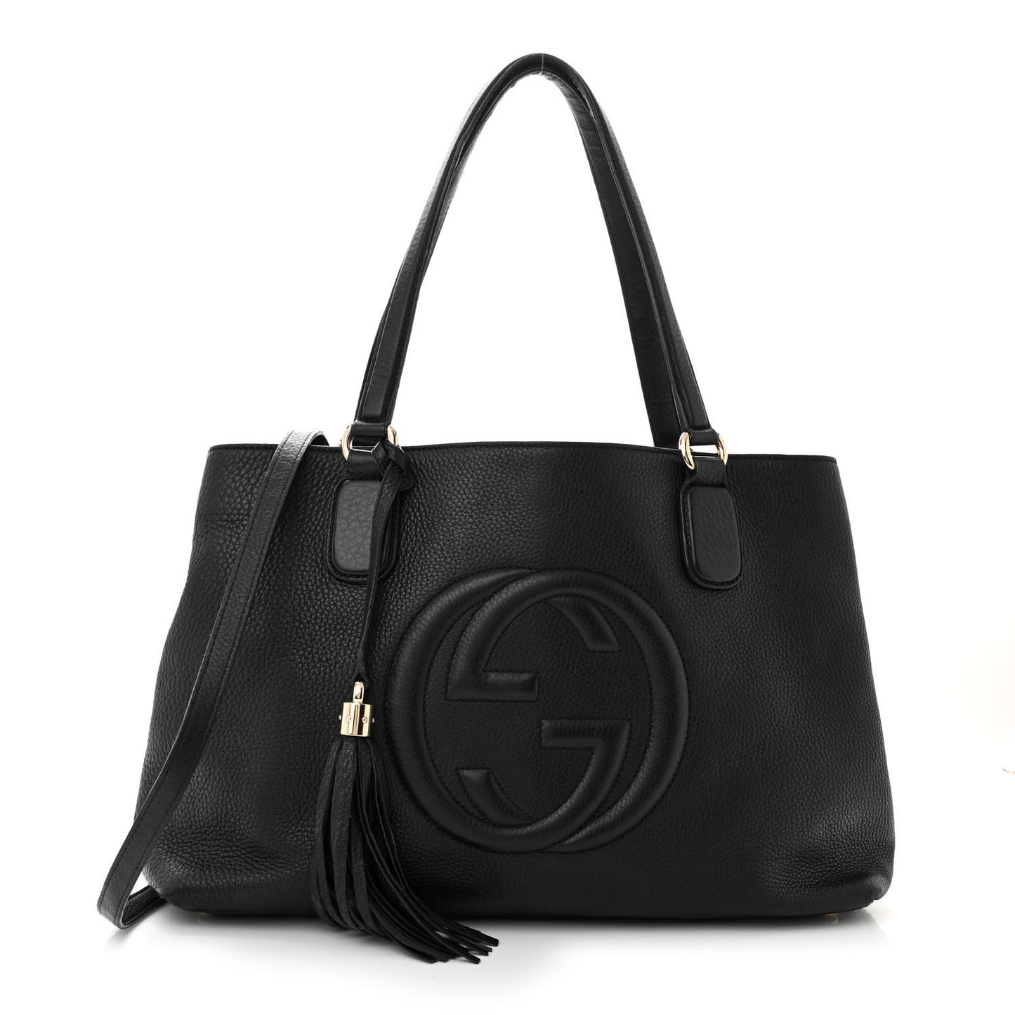 Cellarius Calfskin Medium Soho Working Tote Black