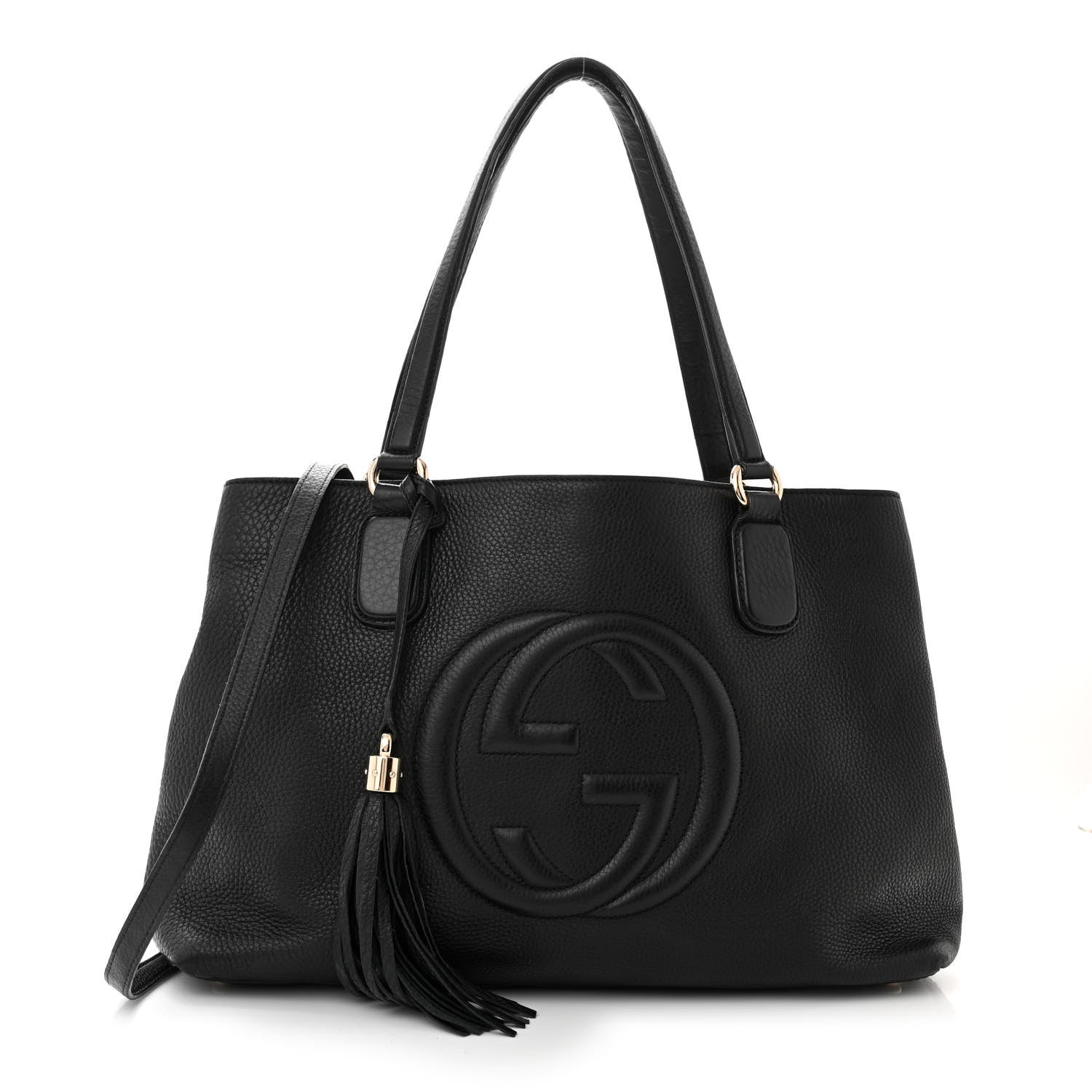 Gucci Cellarius Calfskin Medium Soho Working Tote Black 1 of 11