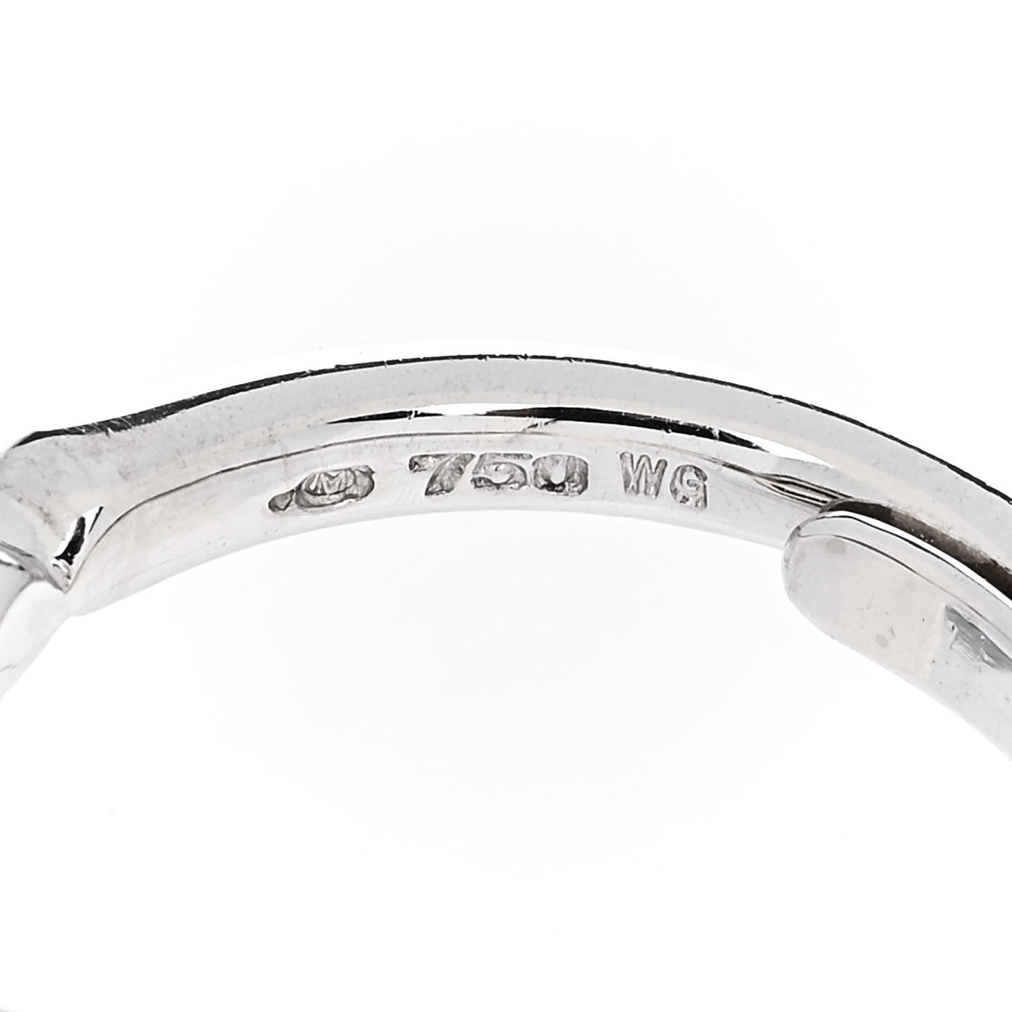 18K White Gold Diamond Black South Sea Cultured Pearl 9-9.5mm Ring 49 5