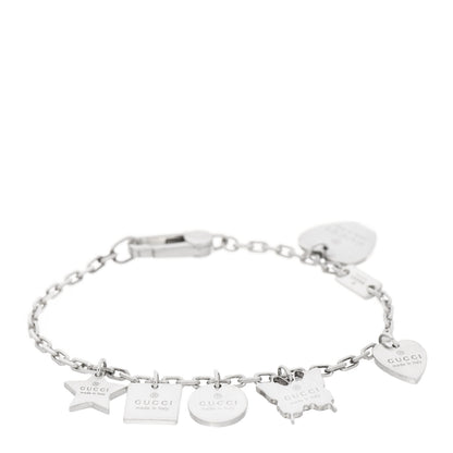 Gucci Sterling Silver Trademark Charm Bracelet 1 of 6