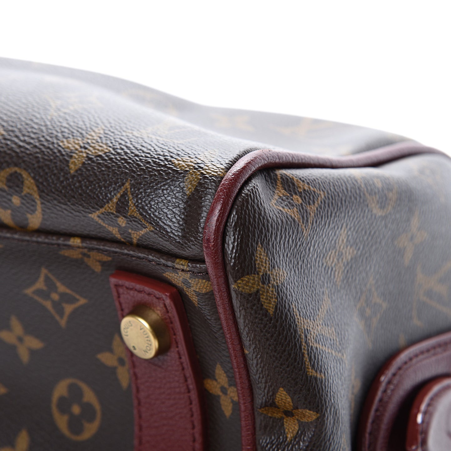 Monogram Golden Arrow Speedy Burgundy