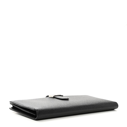Hermes Epsom Bearn Gusset Wallet Black 4 of 8