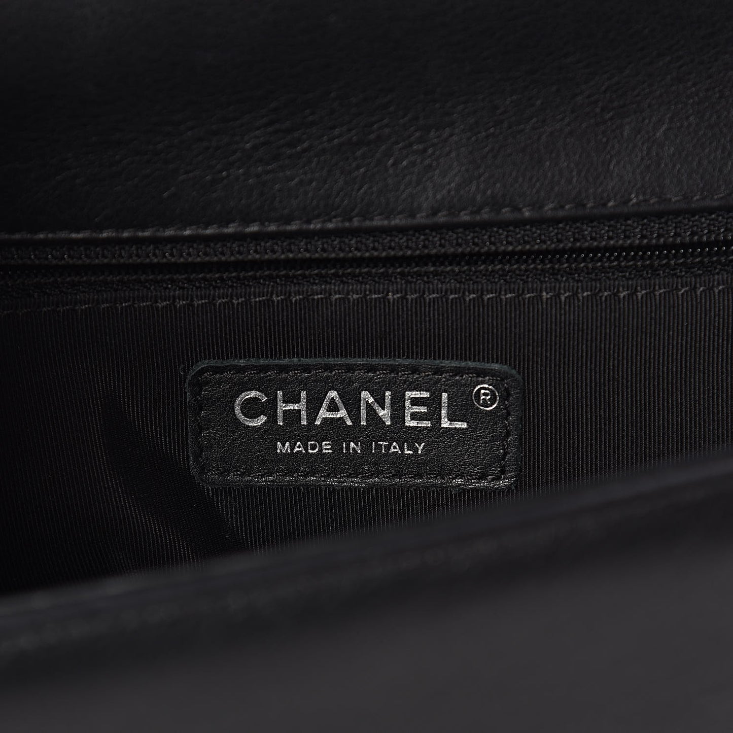Lambskin Quilted New Medium Boy Flap Black