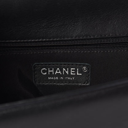 Chanel Lambskin Quilted New Medium Boy Flap Black 6 of 14