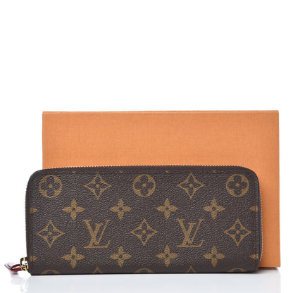 Louis Vuitton Monogram Clemence Wallet Fuchsia 8 of 8